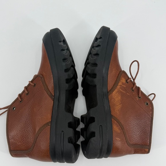Polo Ralph Lauren Umar Mens Brown Pebbled Leather Chukka Boots 10.5D 11431 F18 main image 9